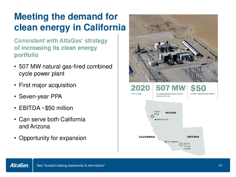 INVESTOR DAY – Altagas Limited – slide 42