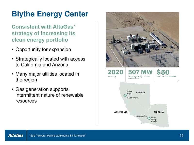INVESTOR DAY – Altagas Limited – slide 76