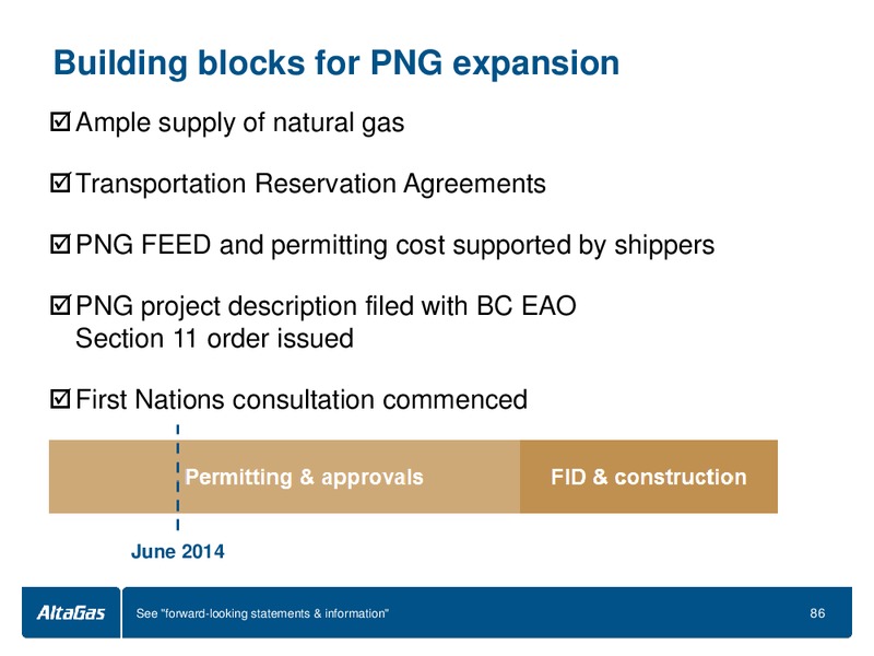 INVESTOR DAY – Altagas Limited – slide 87