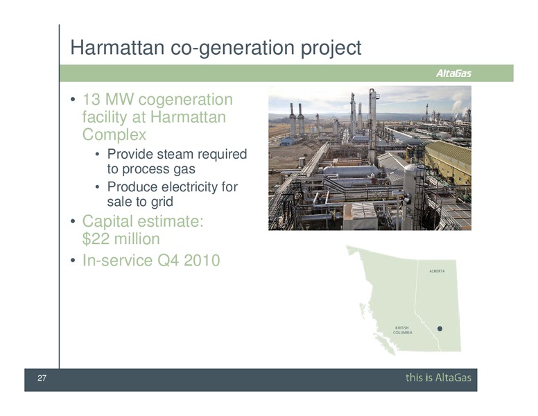 SCOTIA CAPITAL PIPELINE & PROCESSING DAY CONFERENCE – Altagas Limited – slide 27