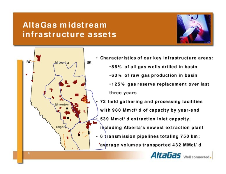 RBC OIL AND GAS AND ENERGY INFRASTRUCTURE INCOME TRUST CONFERENCE – Altagas Limited – slide 4