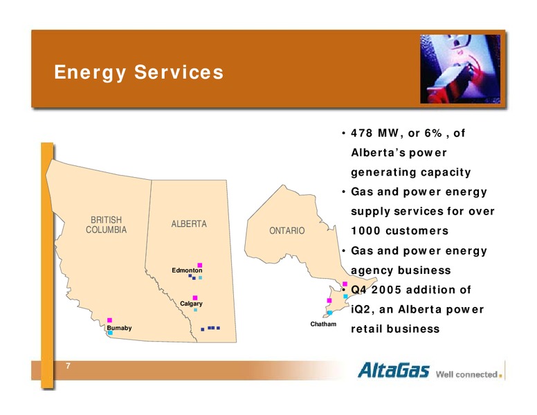 RBC OIL AND GAS AND ENERGY INFRASTRUCTURE INCOME TRUST CONFERENCE – Altagas Limited – slide 7