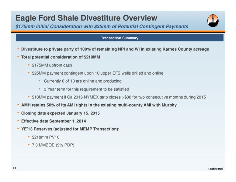 WELLS FARGO ENERGY SYMPOSIUM – Alta Mesa Holdings, Lp – slide 12
