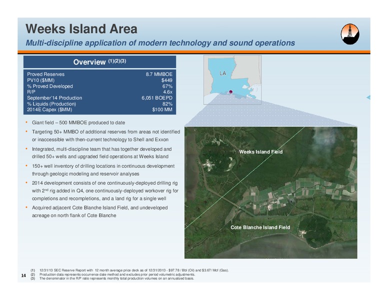 WELLS FARGO ENERGY SYMPOSIUM – Alta Mesa Holdings, Lp – slide 13