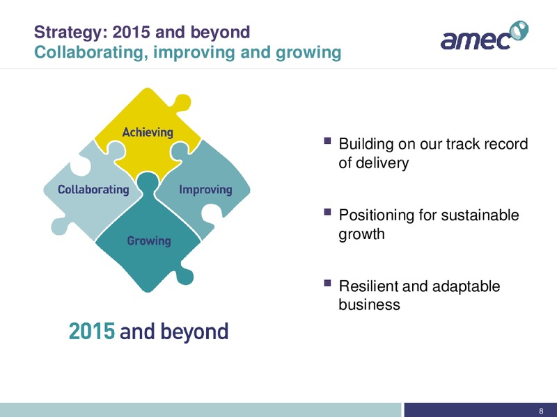 REDBURN CONFERENCE – Amec Plc – slide 8