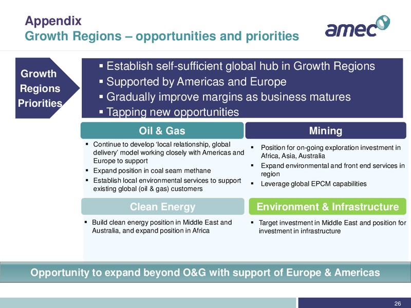 REDBURN CONFERENCE – Amec Plc – slide 26