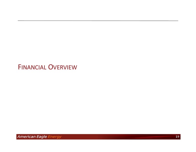 Investor Presentation – American Eagle Energy Corp – slide 18