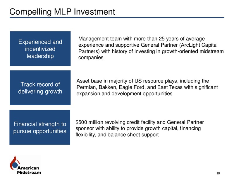 JANUARY 2015 INVESTOR PRESENTATION – American Midstream Partners Lp – slide 9