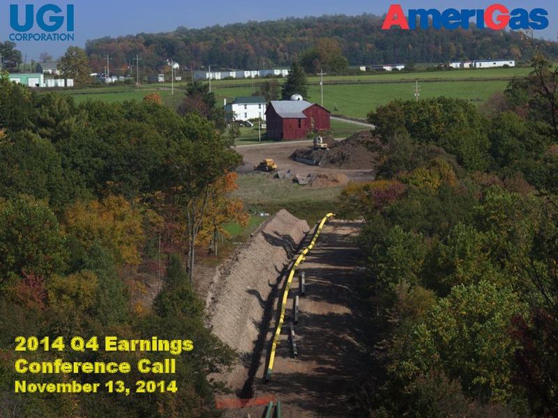 Q4 2014 EARNINGS CALL – Amerigas Partners Lp – slide 1
