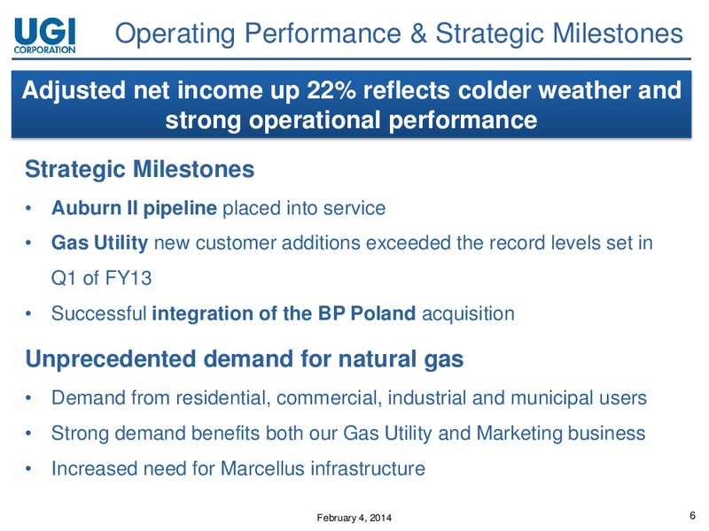 2014 Q1 Earnings Conference – Amerigas Partners Lp – slide 5