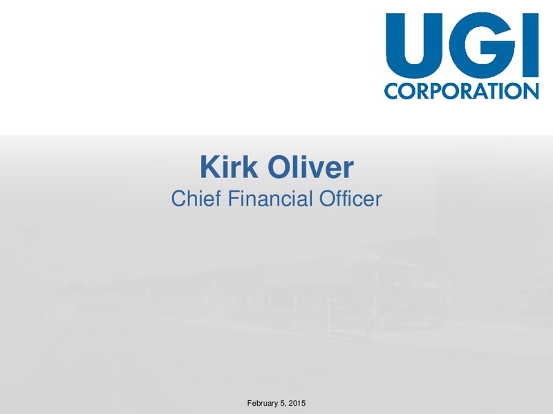 Q1 2015 EARNINGS CALL – Amerigas Partners Lp – slide 5
