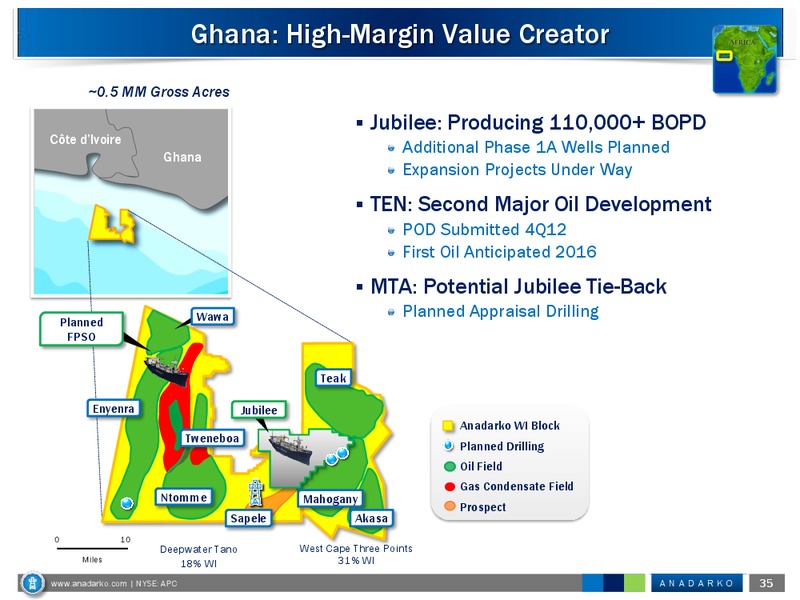 February 2013 Investor Conference – Anadarko Petroleum Corp – slide 34