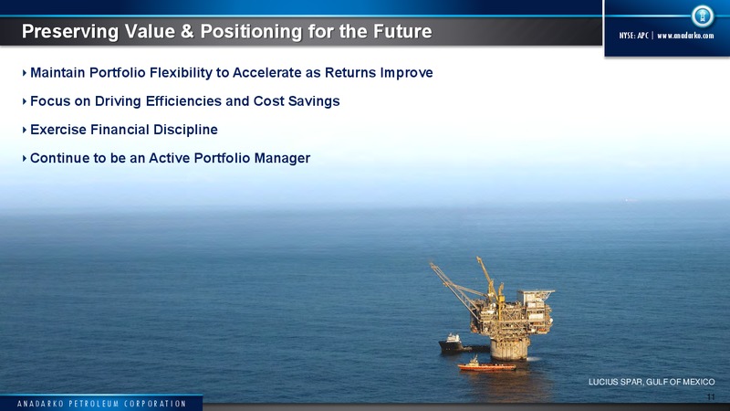 2015 Capital Program – Anadarko Petroleum Corp – slide 9