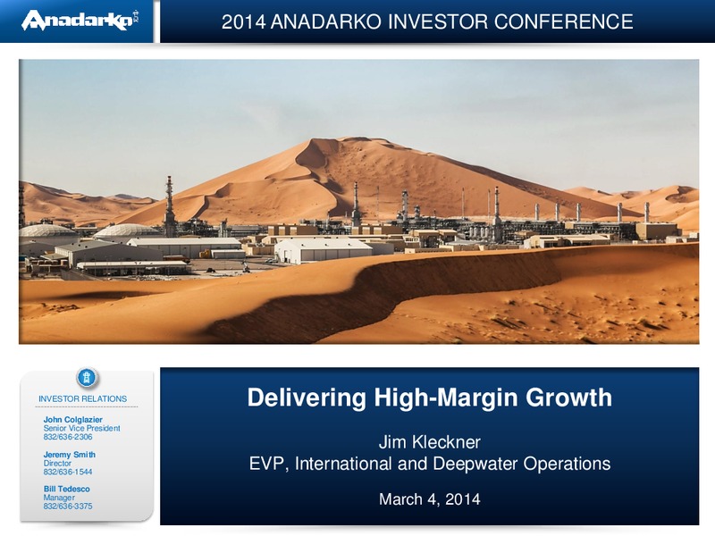 Investor Conference – Anadarko Petroleum Corp – slide 55