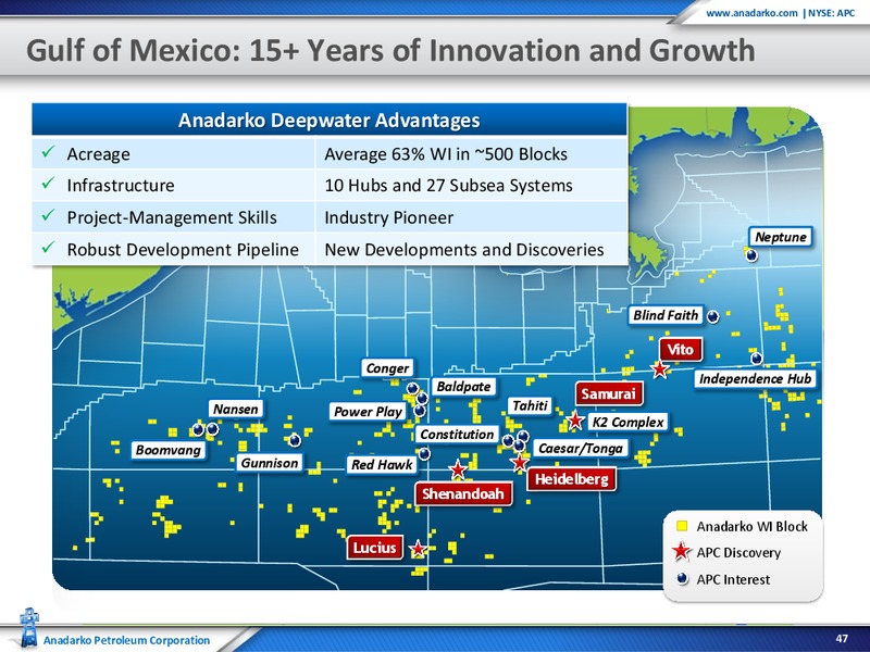 March 2012 Investor Presentation – Anadarko Petroleum Corp – slide 12