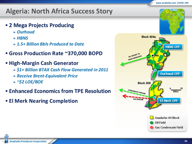 March 2012 Investor Presentation – Anadarko Petroleum Corp – slide 21