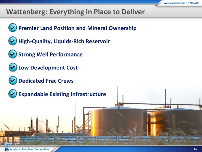 March 2012 Investor Presentation – Anadarko Petroleum Corp – slide 50