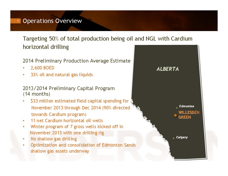 INVESTOR PRESENTATION – Anderson Energy Ltd – slide 8