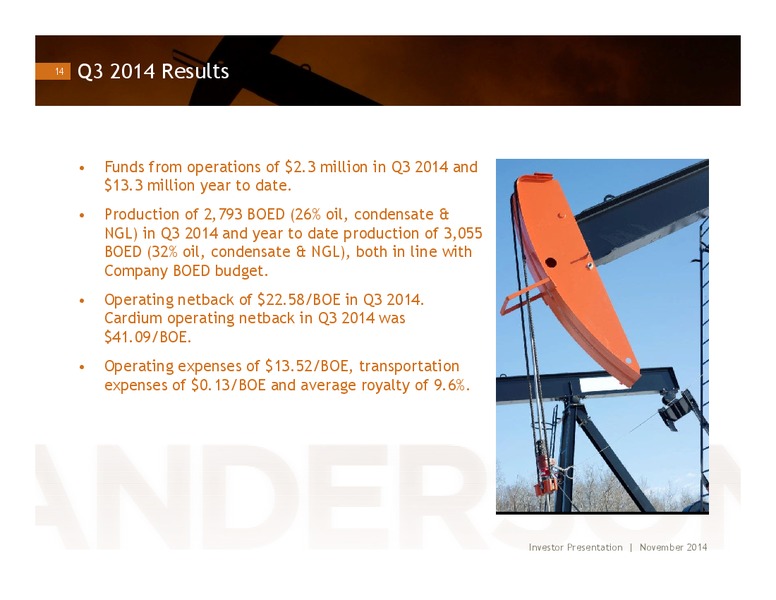 PRESENTATION – Anderson Energy Ltd – slide 13
