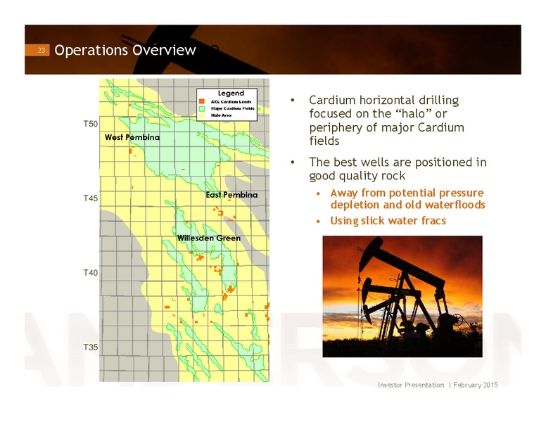 Investor Presentation – Anderson Energy Ltd – slide 22
