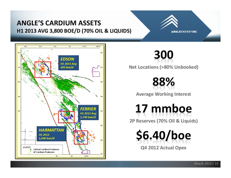 MARCH 2013 CORPORATE PRESENTATION – Angle Energy, Inc. – slide 10