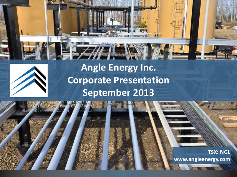 Corporate Presentation – Angle Energy, Inc. – slide 1