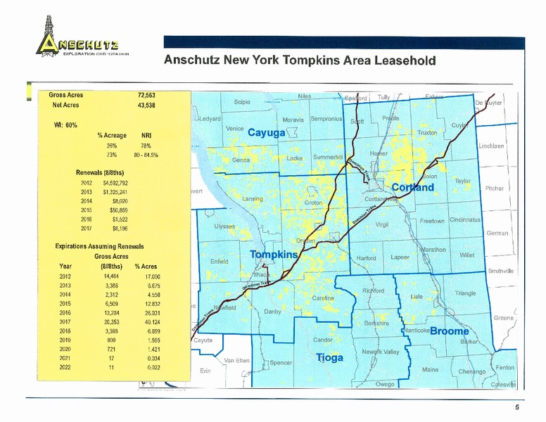 investor Presentation – Anschutz Exploration Corporation – slide 5