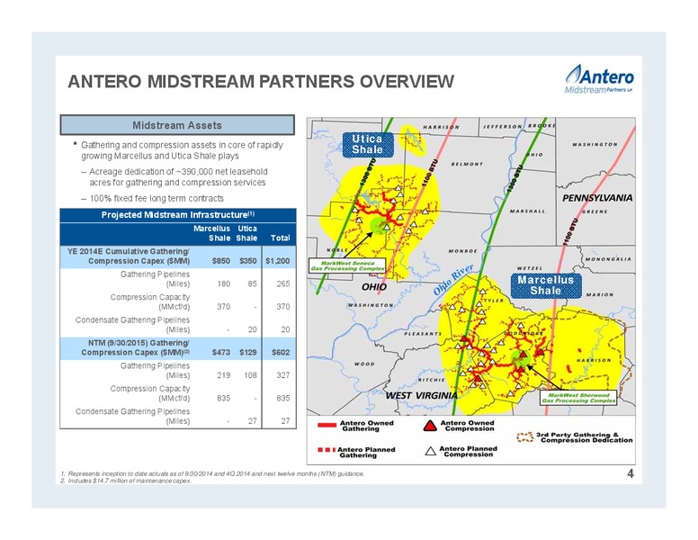 Partnership Overview – Antero Midstream Partners Lp – slide 4