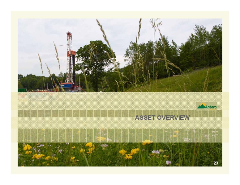 MARCH 2015 COMPANY OVERVIEW – Antero Resources – slide 23