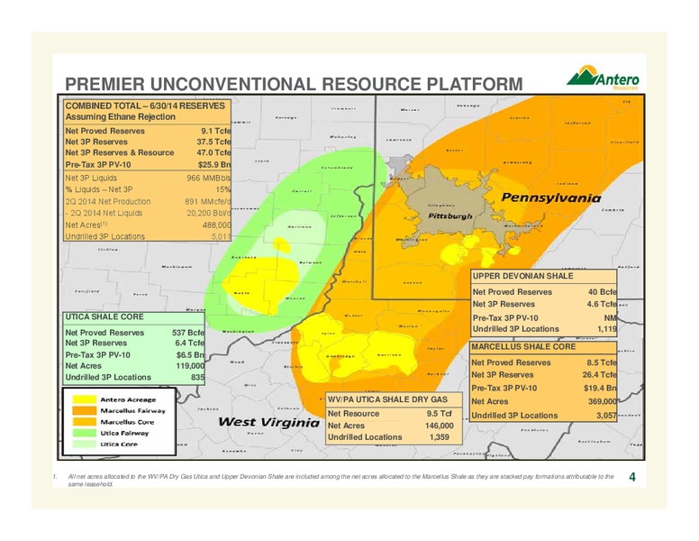 Company Overview – Antero Resources – slide 4