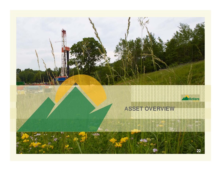 AUGUST 2014 COMPANY OVERVIEW – Antero Resources – slide 22