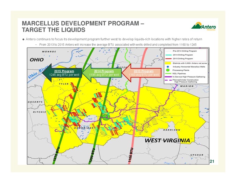 COMPANY OVERVIEW – Antero Resources – slide 21