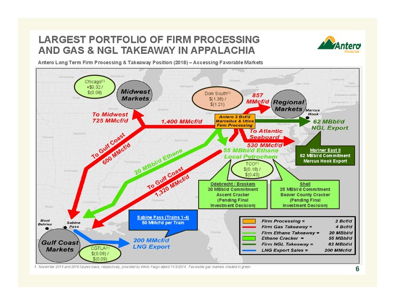 Q3 2014 EARNINGS CALL – Antero Resources – slide 7