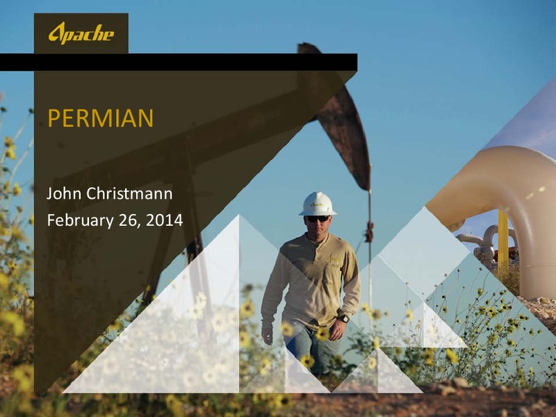 INVESTOR DAY – Apache Corp – slide 30