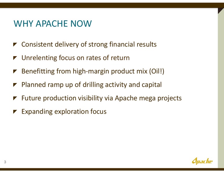 BAIRD & CO INVESTOR CONFERENCE – Apache Corp – slide 2