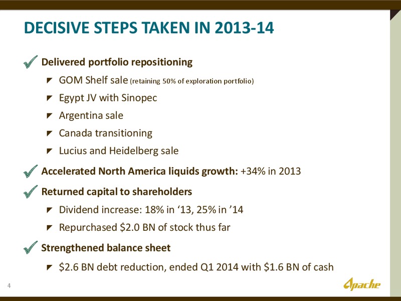 UBS GLOBAL OIL AND GAS CONFERENCE – Apache Corp – slide 3