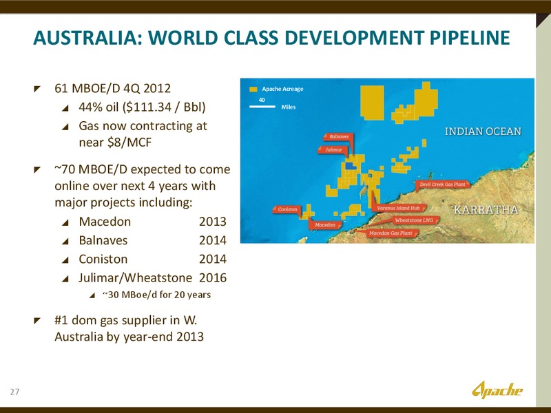 UBS GLOBAL OIL AND GAS CONFERENCE – Apache Corp – slide 26