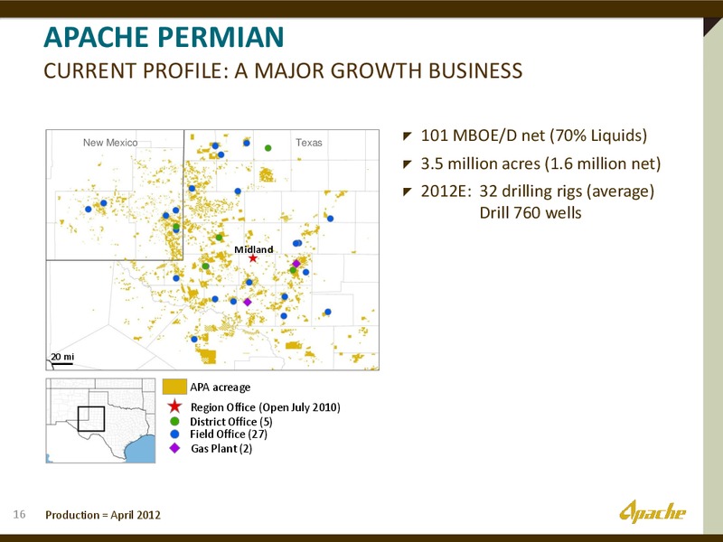 2012 INVESTOR DAY – Apache Corp – slide 15