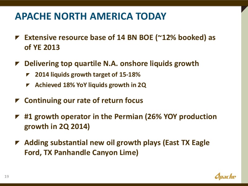 BARCLAYS CEO ENERGY  POWER CONFERENCE – Apache Corp – slide 18