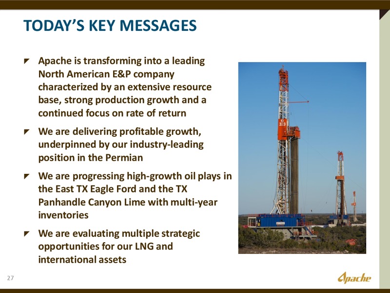 BARCLAYS CEO ENERGY  POWER CONFERENCE – Apache Corp – slide 26