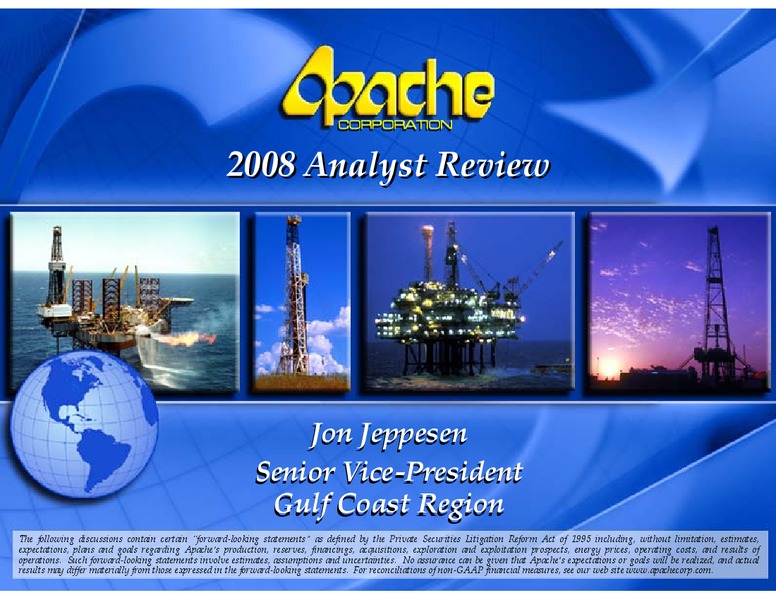 2008 ANALYST REVIEW – Apache Corp – slide 35