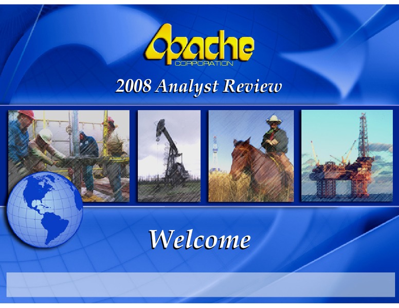 ANALYST DAY – Apache Corp – slide 1