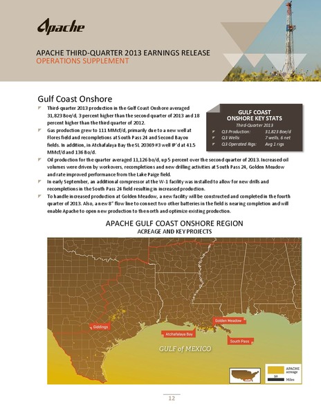 Q3 2013 Earnings Release – Apache Corp – slide 13