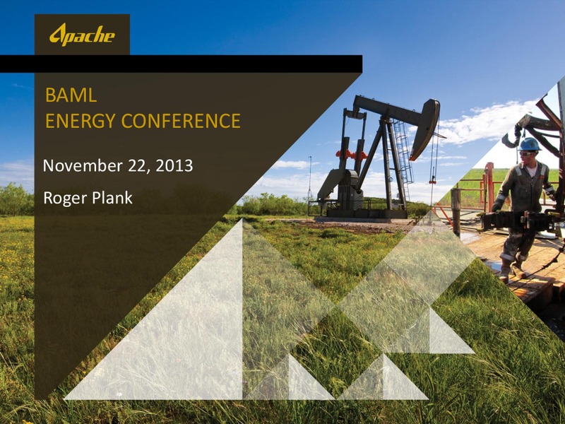 BAML ENERGY CONFERENCE – Apache Corp – slide 1