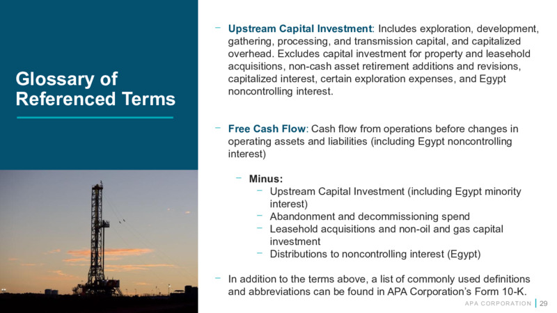 4Q 2025 Earnings Presentation – APA Corp. – slide 28