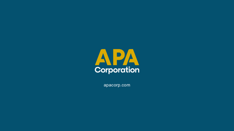 4Q 2025 Earnings Presentation – APA Corp. – slide 35