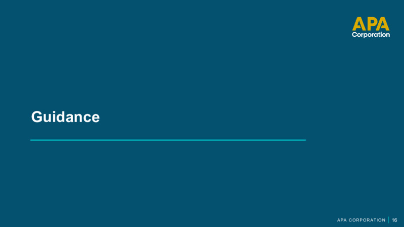 2Q 2025 Financial and Operational Supplement – APA Corp. – slide 15