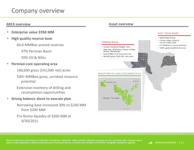 BMO CAPITAL MARKETS 9TH ANNUAL UNCONVENTIONAL RESOURCE CONFERENCE – Approach Resources, Inc. – slide 2