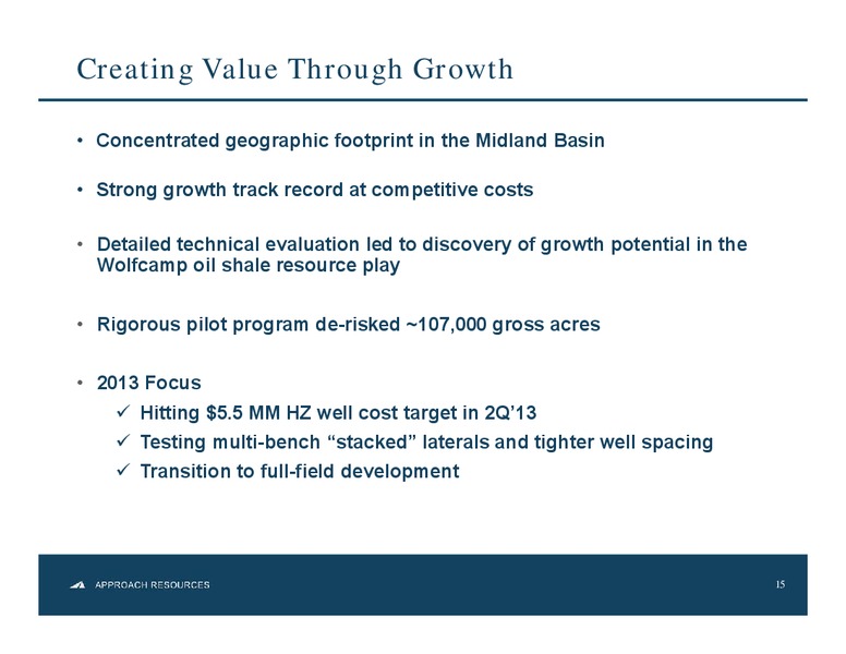 4Q 2012 Results – Approach Resources, Inc. – slide 14