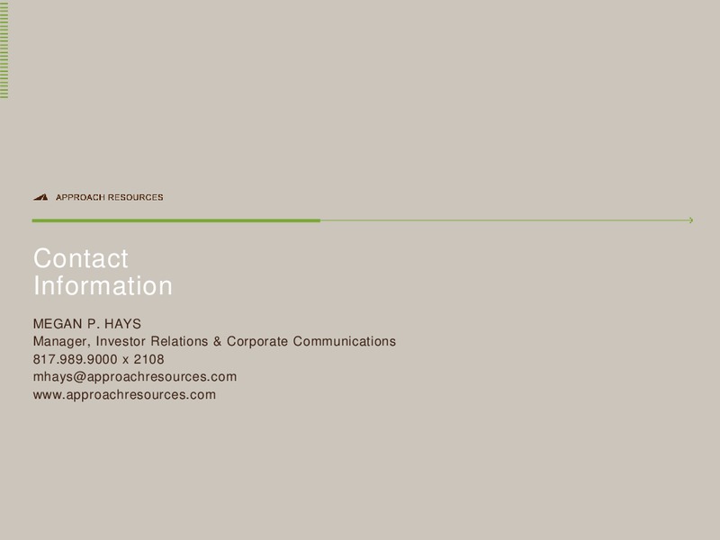 IPAA Oil & Gas Investment Symposium – Approach Resources, Inc. – slide 26